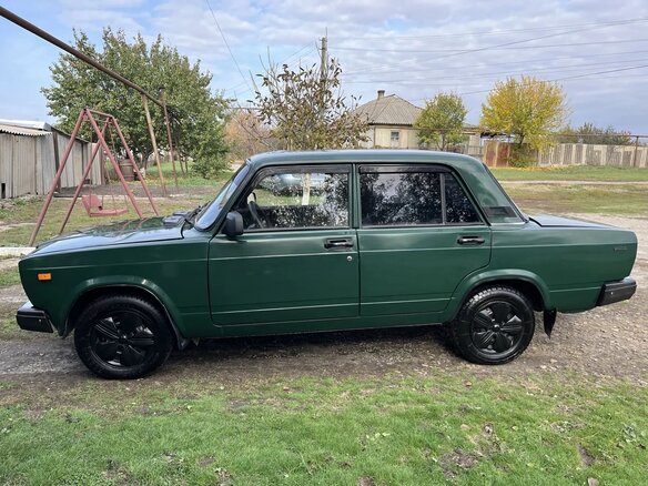 1998 Lada (ВАЗ) 2107, зелёный, 180000 рублей - вид 9