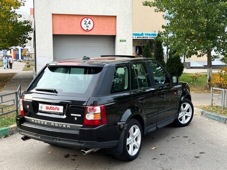 2007 Land Rover Range Rover Sport Supercharged I, чёрный, 975000 рублей, вид 3