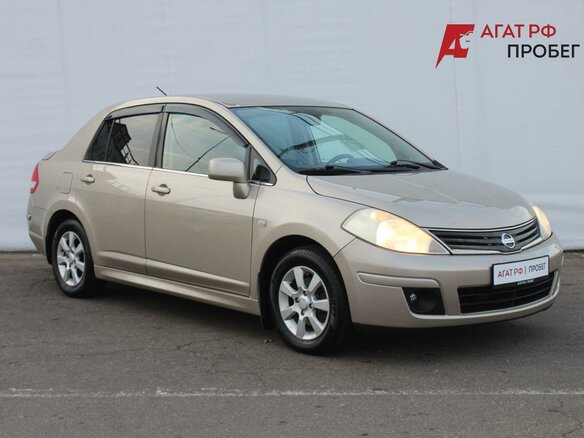 2010 Nissan Tiida I Рестайлинг, бежевый, 760000 рублей - вид 2