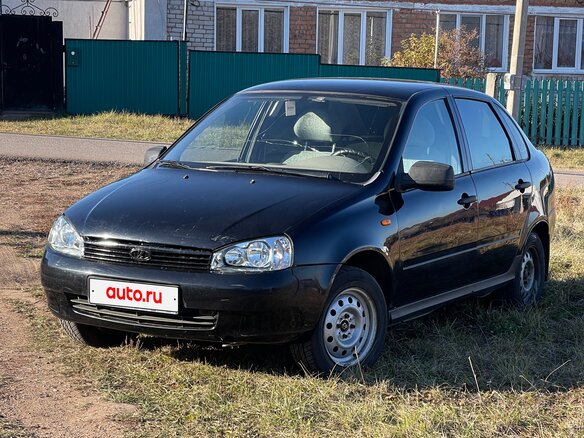 2010 Lada (ВАЗ) Kalina I, чёрный, 160000 рублей