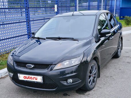 2010 Ford Focus II Рестайлинг, чёрный, 610000 рублей, вид 1
