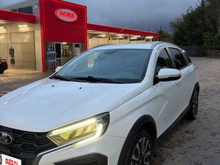 2023 Lada (ВАЗ) Vesta SW Cross I Рестайлинг (NG), белый, 1250000 рублей, вид 2
