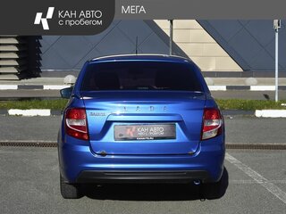2019 Lada (ВАЗ) Granta I Рестайлинг, синий, 490000 рублей, вид 4