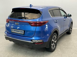 2018 Kia Sportage IV Рестайлинг, синий, 2010000 рублей, вид 4