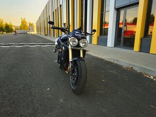 2008 Triumph Street Triple, фиолетовый, 390000 рублей, вид 3