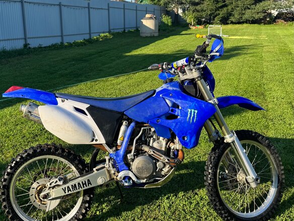 2004 Yamaha WR450F, синий, 380000 рублей - вид 7