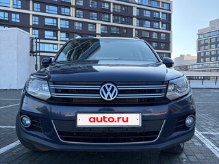 2013 Volkswagen Tiguan I Рестайлинг, синий, 1399990 рублей, вид 2