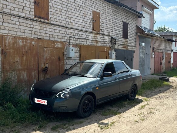 2008 Lada (ВАЗ) Priora I, зелёный, 180000 рублей