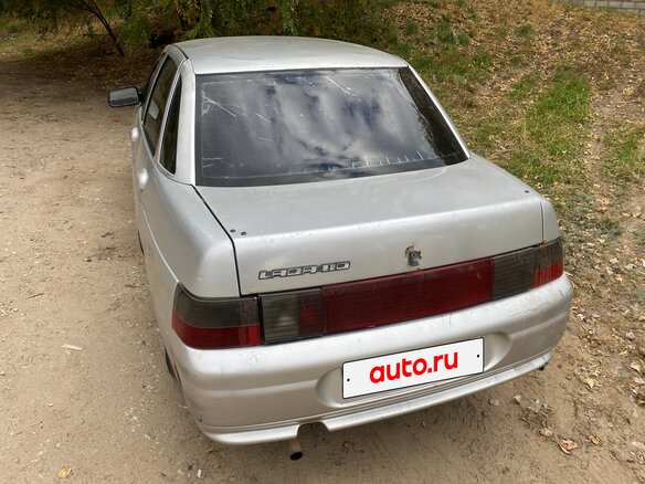 2001 Lada (ВАЗ) 2110, серебристый, 65000 рублей - вид 1