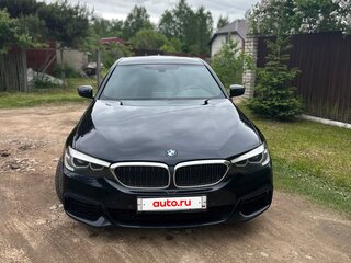 2018 BMW 5 серии 520d xDrive VII (G30/G31/G38), чёрный, 2990000 рублей, вид 4