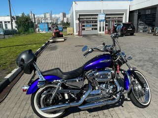 2006 Harley-Davidson Sportster 1200, синий, 605000 рублей, вид 1