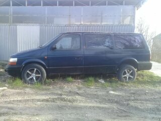 1994 Chrysler Voyager Grand II, синий, 150000 рублей, вид 2