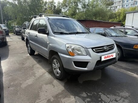 2009 Kia Sportage II Рестайлинг, серебристый, 735000 рублей, вид 2