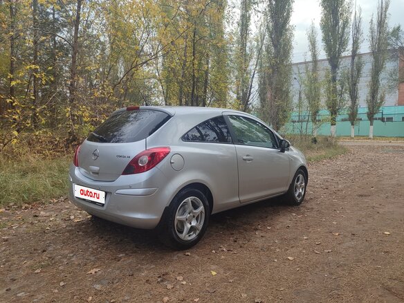 2008 Opel Corsa D, серебристый, 495000 рублей - вид 3