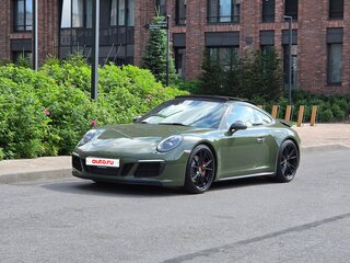 2017 Porsche 911 Carrera 4 GTS VII (991) Рестайлинг, зелёный, 10500000 рублей, вид 1