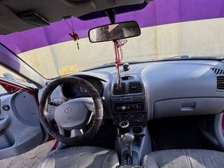 2004 Hyundai Accent ТагАЗ II, красный, 280000 рублей, вид 4