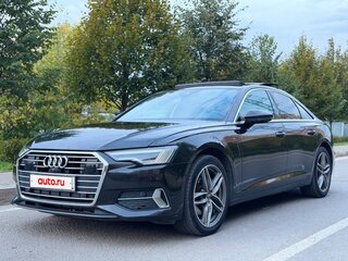 2021 Audi A6 45 TFSI V (C8), чёрный, 2990000 рублей, вид 1
