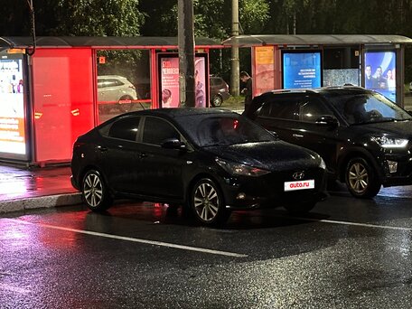 2020 Hyundai Solaris II Рестайлинг, чёрный, 1520000 рублей, вид 1