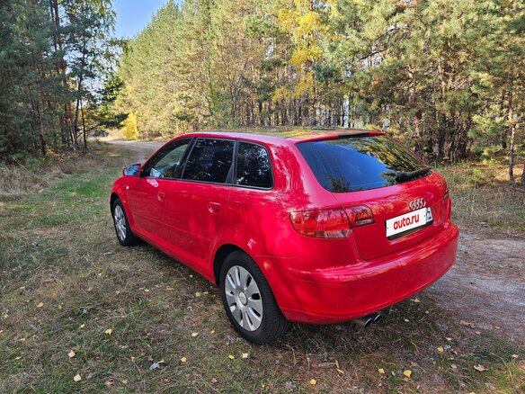 2005 Audi A3 II (8P) Рестайлинг 1, красный, 620000 рублей - вид 6