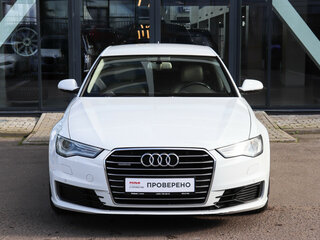 2015 Audi A6 IV (C7) Рестайлинг, белый, 1895000 рублей, вид 2