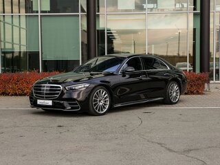 2020 Mercedes-Benz S-Класс 450 Long 4MATIC VII (W223), чёрный, 9700000 рублей, вид 1