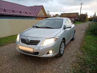 2008 Toyota Corolla X (E140, E150), серебристый, 660000 рублей, вид 4