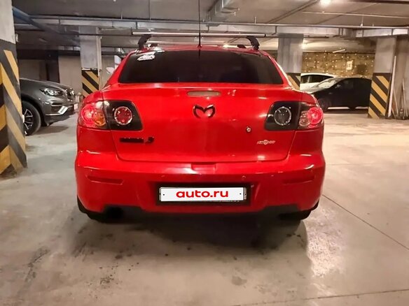 2008 Mazda 3 I (BK) Рестайлинг, красный, 530000 рублей - вид 5
