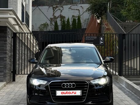2014 Audi A6 IV (C7), чёрный, 1590000 рублей, вид 2