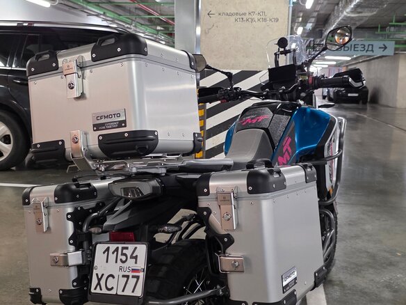 2024 CFMoto 450MT Touring, голубой, 699000 рублей - вид 5
