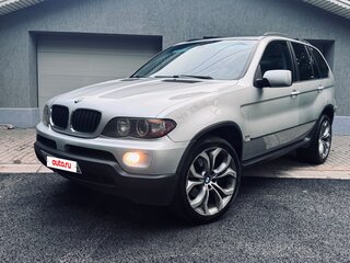 2004 BMW X5 3.0i I (E53) Рестайлинг, серебристый, 1100000 рублей, вид 1