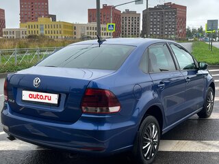 2019 Volkswagen Polo V Рестайлинг, синий, 929000 рублей, вид 5
