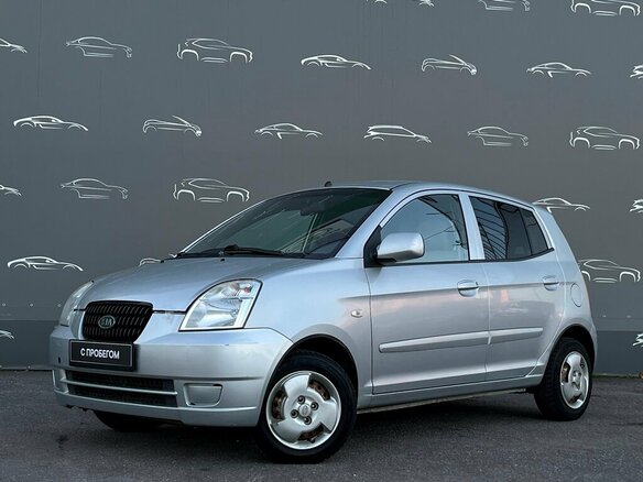 2006 Kia Picanto I, серебристый, 294600 рублей