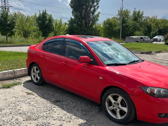2006 Mazda 3 I (BK), красный, 450000 рублей - вид 3