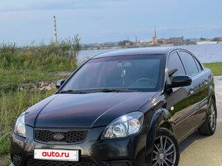 2009 Kia Rio II, чёрный, 365000 рублей, вид 1