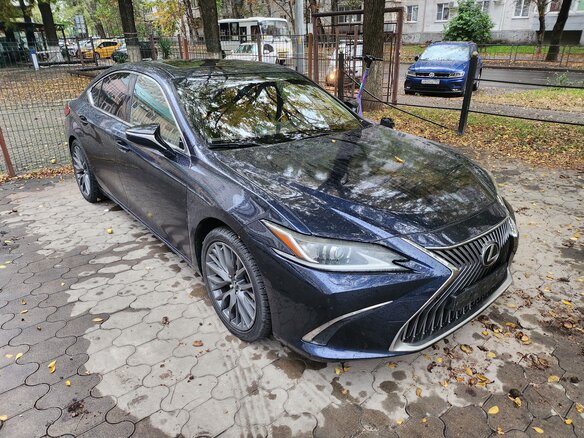 2018 Lexus ES 250 VII, синий, 3330333 рублей - вид 4