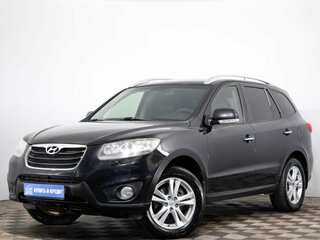 2010 Hyundai Santa Fe II Рестайлинг, чёрный, 1359000 рублей, вид 3