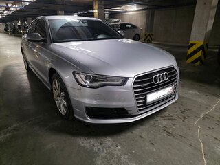 2016 Audi A6 IV (C7) Рестайлинг, серебристый, 2400000 рублей, вид 3