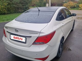 2015 Hyundai Solaris I Рестайлинг, бежевый, 720000 рублей, вид 4