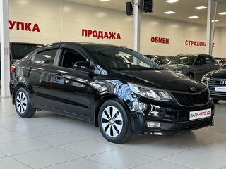 2015 Kia Rio III Рестайлинг, чёрный, 1175000 рублей, вид 3