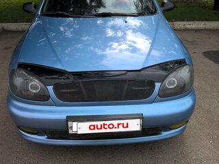 2003 Daewoo Lanos, голубой, 380000 рублей, вид 2