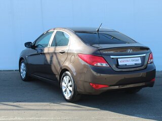 2016 Hyundai Solaris I Рестайлинг, коричневый, 1178000 рублей, вид 5
