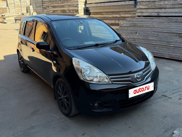 2009 Nissan Note I Рестайлинг, чёрный - вид 4