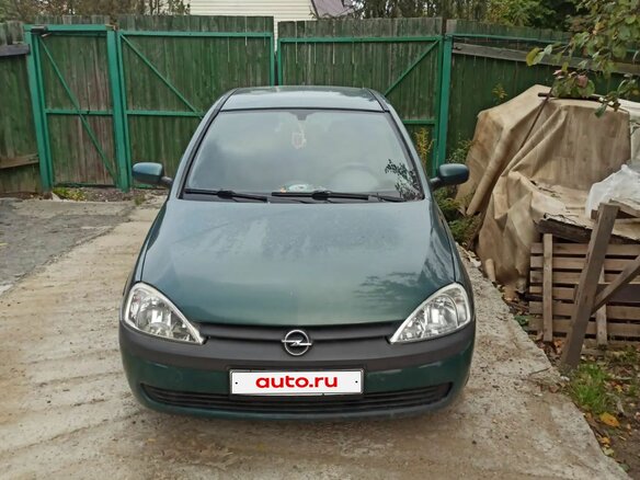 2003 Opel Corsa C, зелёный, 150000 рублей