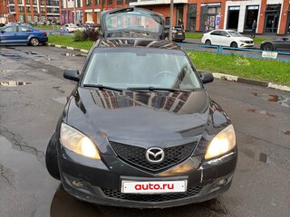 2008 Mazda 3 I (BK) Рестайлинг, чёрный, 375000 рублей, вид 2
