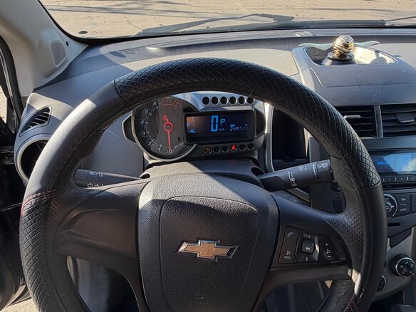 2012 Chevrolet Aveo II, чёрный, 420000 рублей - вид 9