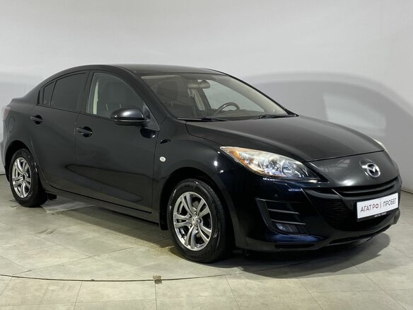 2011 Mazda 3 II (BL), чёрный, 800000 рублей - вид 3