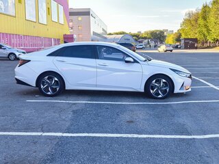 2021 Hyundai Elantra VII (CN7), белый, 1850000 рублей, вид 4