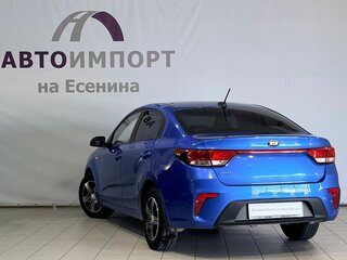 2019 Kia Rio IV, синий, 1310000 рублей, вид 4