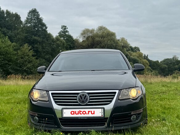 2008 Volkswagen Passat B6, чёрный - вид 1