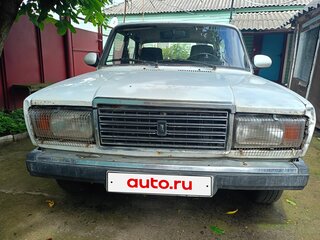 1997 Lada (ВАЗ) 2107, белый, 100000 рублей, вид 1